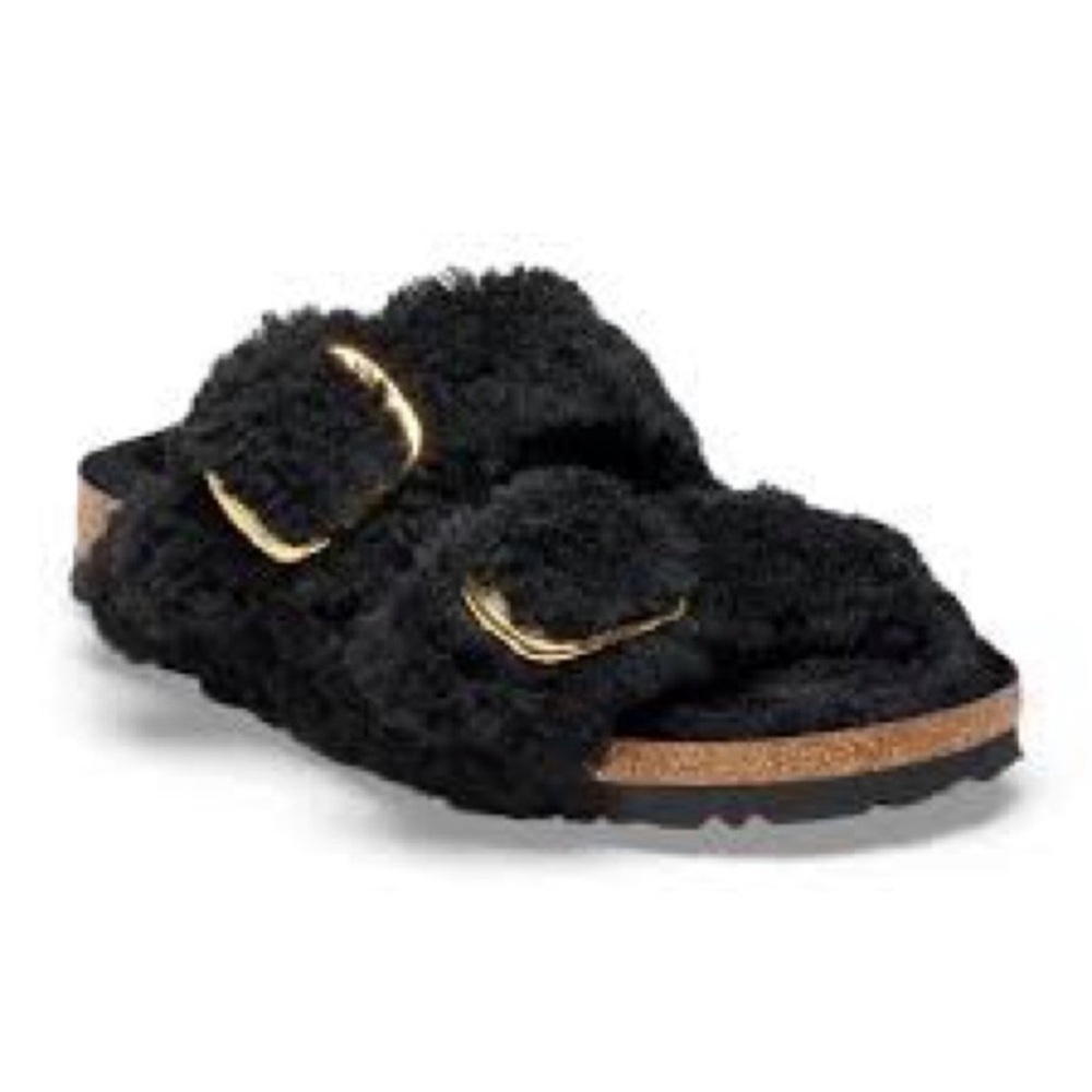 NWOT Birkenstock Arizona Big Buckle Shearling